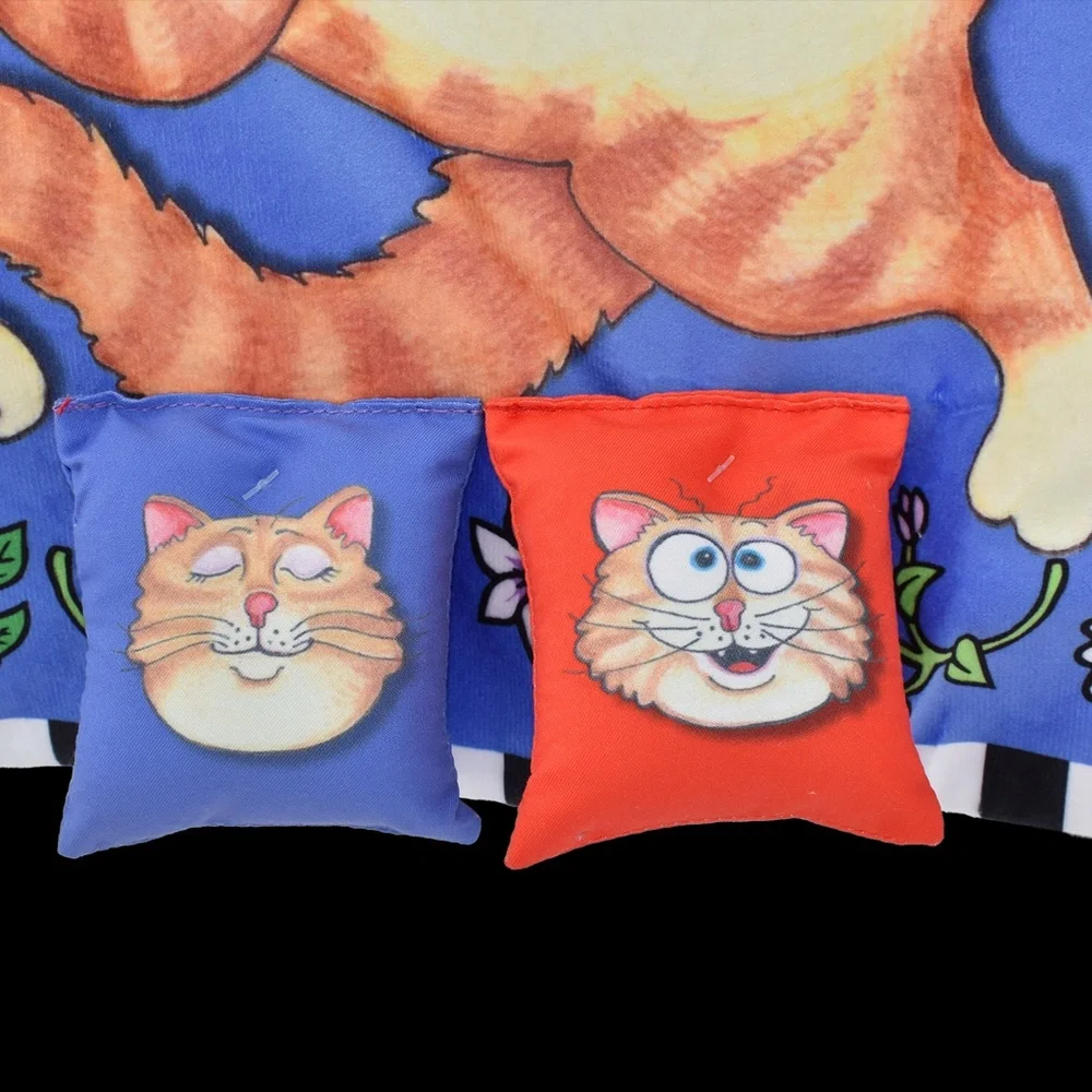 (1 Cat Toy) Fuzzy Active & Tranquil Sweet Spot Kitty Carpet Boogie Mat